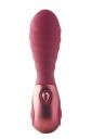 Мини вибратор рельефный Dream Toys Dinky Vibrator Jody F бордовый, 12 см х 3.2 см