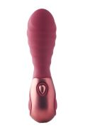 Мини вибратор рельефный Dream Toys Dinky Mini Vibrator Jody F бордовый, 12 см х 3.2 см