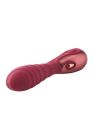 Мини вибратор рельефный Dream Toys Dinky Mini Vibrator Jody F бордовый, 12 см х 3.2 см вид 4