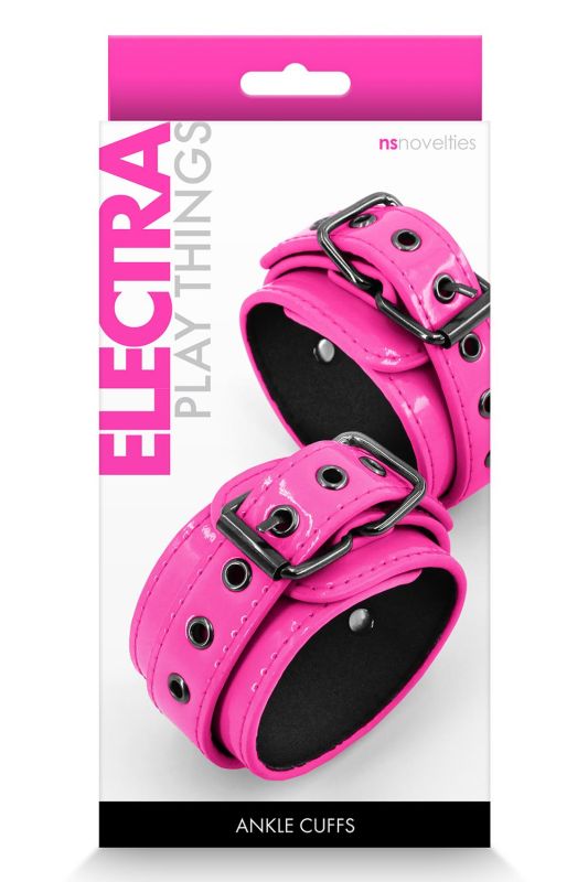Окови NS Novelties ELECTRA WRIST CUFFS PINK вид 2