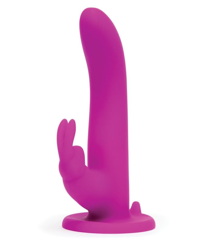 Страпон-кролик з вібрацією та трусиками Happy Rabbit Rechargeable Vibrating Strap-On Harness Set вид 4