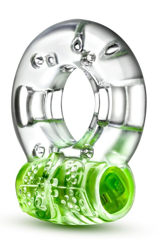 Эрекционное виброкольцо PLAY WITH ME AROUSER VIBRATING C-RING GREEN вид 3