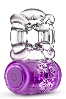 Эрекционное виброкольцо PLAY WITH ME ONE NIGHT STAND VIBRATING C-RING PURPLE