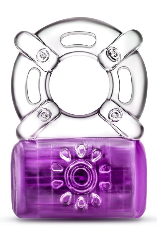Эрекционное виброкольцо PLAY WITH ME ONE NIGHT STAND VIBRATING C-RING PURPLE вид 4