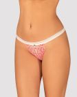 Трусики мереживні стрінги Obsessive Bloomys thong S/M вид 2
