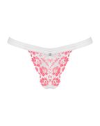 Трусики мереживні стрінги Obsessive Bloomys thong S/M