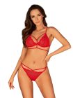 Сексуальный комплект Obsessive Diyosa set 2-pcs red XS/S вид 2