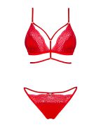 Сексуальний комплект Obsessive Diyosa set 2-pcs red XS/S