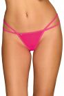 Сексуальные стринги с цепочкой Obsessive Chainty thong pink S/M вид 3