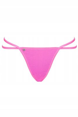 Стрінги з ланцюжком Obsessive Chainty thong pink S/M