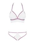 Еротичний комплект мереживний Obsessive Lilyanne 2-pcs set white S/M вид 6