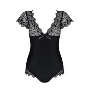 Боді Obsessive Moketta teddy S/M чорний