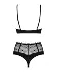 Сексуальный комплект Obsessive Sharlotte 2-pcs set black S/M вид 7