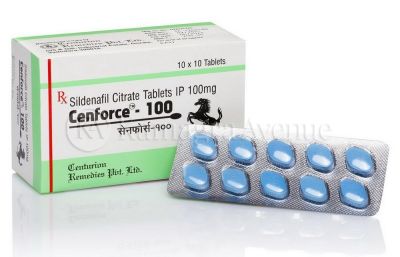 Збудливі таблетки для чоловіків CENFORCE 100 мг Сілденафіл (ціна за пластину 10 таблеток)