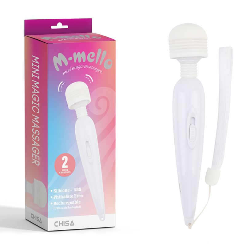 Мини-вибратор микрофон Chisa M-Mello, белый вид 2