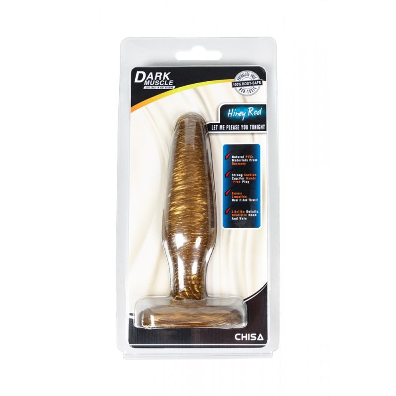 Анальна пробка золота Chisa Dark Muscle Hiney Rod M вид 5
