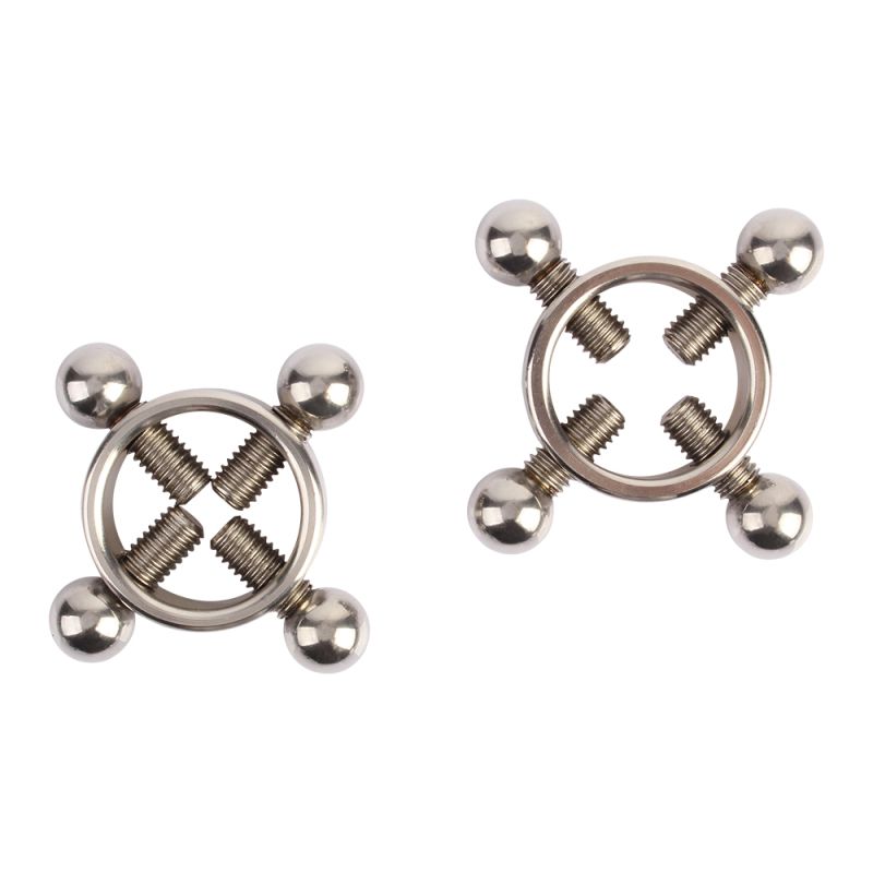 Затискачі на соски Chisa Sins Metal з чотирма болтами  вид 3