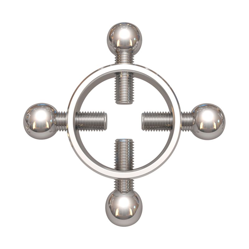 Затискачі на соски Chisa Sins Metal з чотирма болтами  вид 6