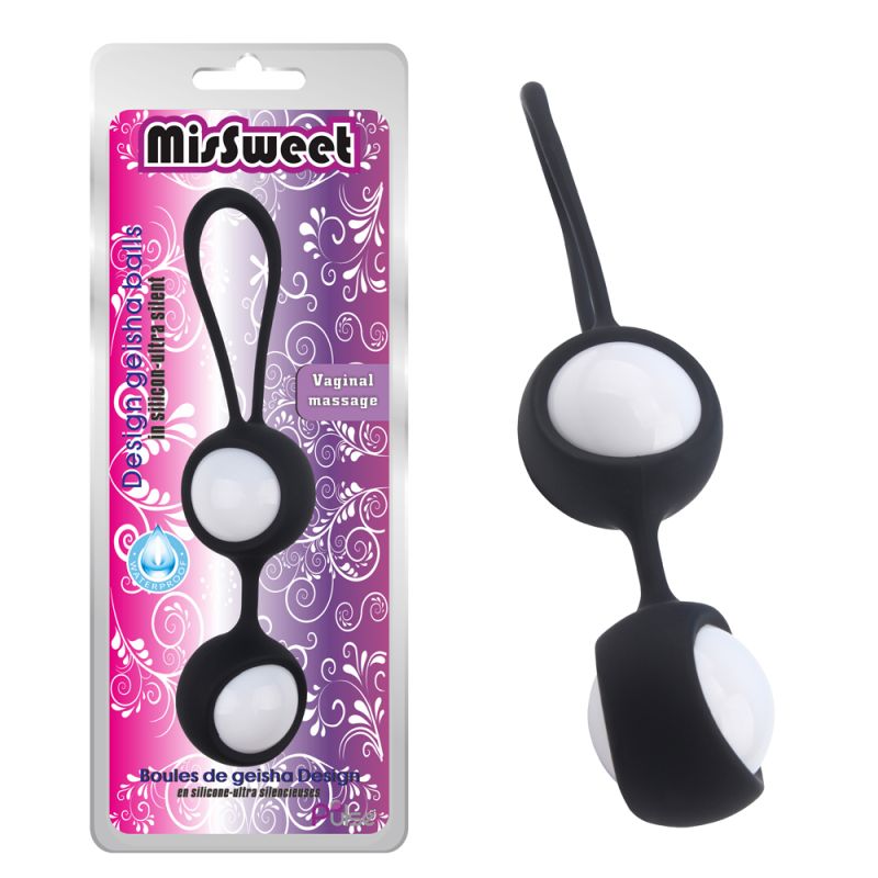 Вагинальные шарики Chisa MisSweet черные вид 2