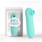 Вакуумний вібратор Chisa Irresistible Touch, бірюзовий вид 2