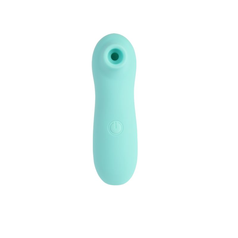 Вакуумний вібратор Chisa Irresistible Touch, бірюзовий вид 5