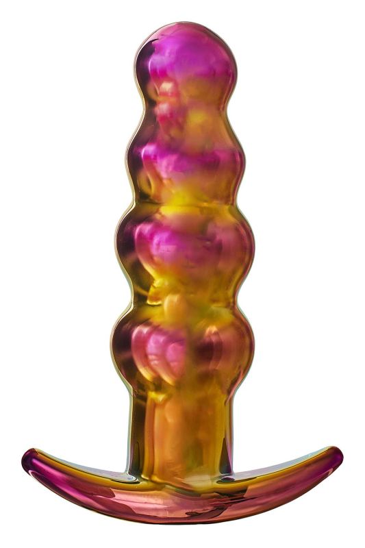 Анальная пробка с вибрацией стеклянная Dream Toys GLAMOUR GLASS вид 7