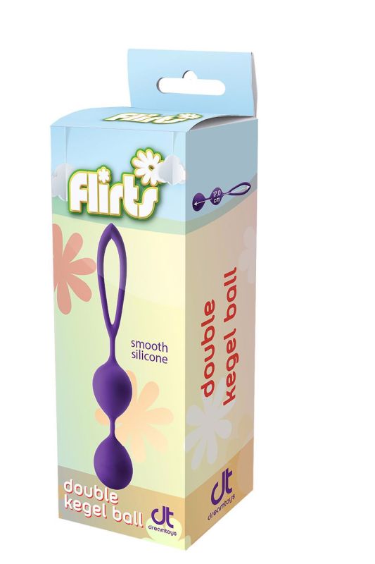 Вагінальні кульки Dream Toys FLIRTS фіолетові вид 5