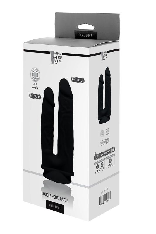 Двойной фаллоимитатор Dream Toys REAL LOVE DOUBLE PENETRATOR вид 3