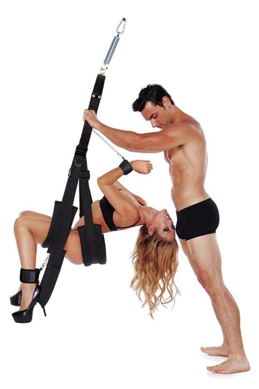 Гойдалки для сексу Whipsmart Bondage Pleasure Swing чорні вид 3