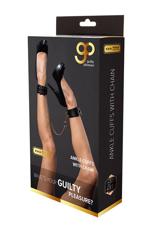 Поножі з ланцюжком Guilty Pleasure, чорний вид 6