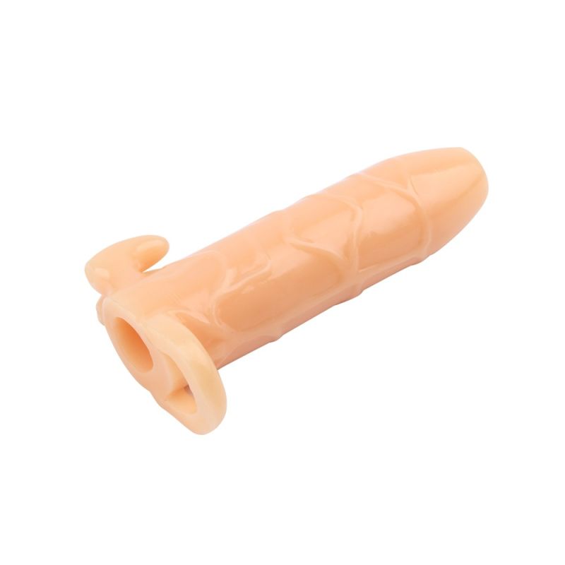 Насадка на член Chisa SuperMe Vibrating Real Feel Sleeve с вибрацией вид 6