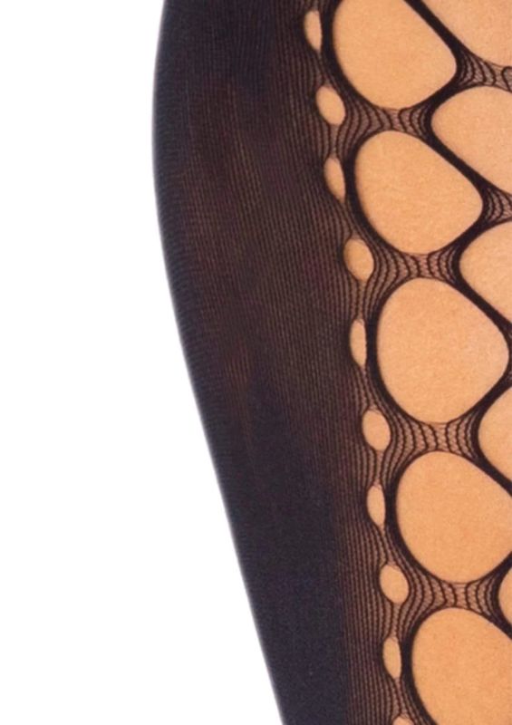 Бодистокинг без бретелек с открытой спиной Leg Avenue Backless halter bodystocking, черный вид 7