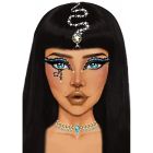 Наклейка с драгоценностями Leg Avenue Клеопатры Cleopatra face jewels sticker вид 2