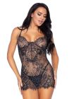 Платье сексуальное со стразами размер S Meant To Be Lace Dress от Rhinestone Leg Avenue, черное вид 6