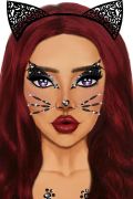 Стразы в виде маски котенка Animal Rhinestone Stick-On Jewels