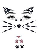 Стрази у вигляді маски кошеня Animal Rhinestone Stick-On Jewels