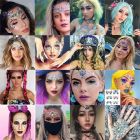 Стрази у вигляді маски кошеня Animal Rhinestone Stick-On Jewels вид 6