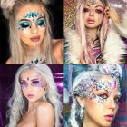 Стрази у вигляді маски кошеня Animal Rhinestone Stick-On Jewels вид 7