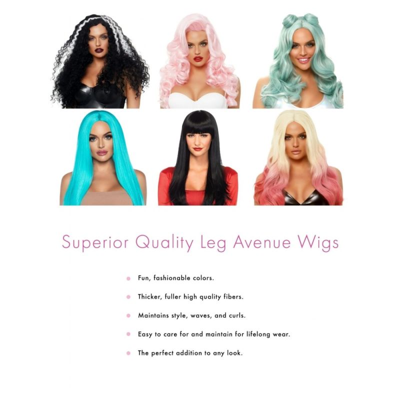 Парик ярко рыжий с эффектом омбре Leg Avenue Ombre, размер O/S, длина 60 см вид 5