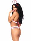 Костюм сексуальної медсестри One Size Naughty Nurse Roleplay Lingerie Set від Leg Avenue вид 3