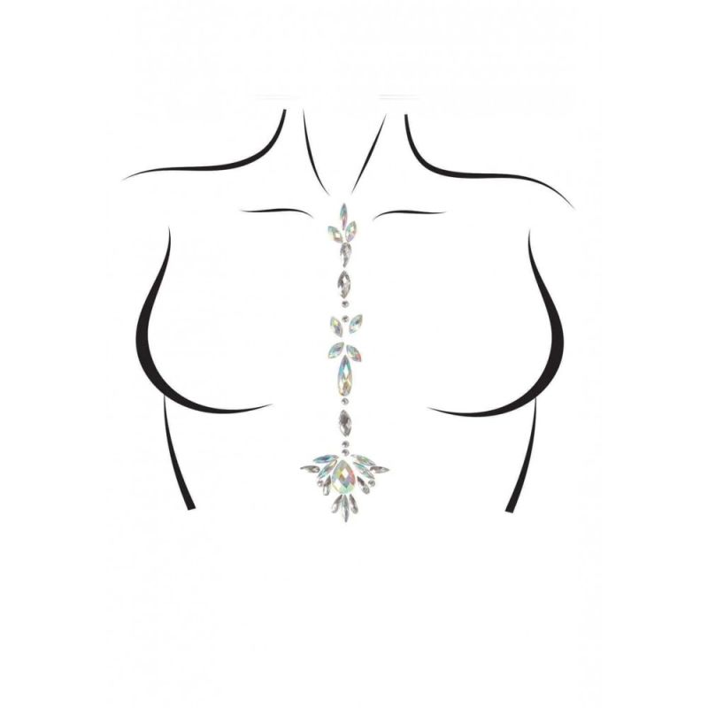 Кристали для тіла Jade Jewels Sticker від Leg Avenue, прозорі вид 5