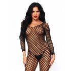 Комбинезон сетка Leg Avenue черного цвета, O/S вид 4