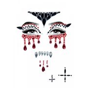 Маска вампіра зі страз Vampire Rhinestone Stick-On Jewels Leg Avenue