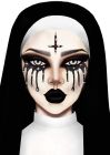 Маска из страз Possessed face jewels sticker Leg Avenue вид 3