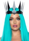 Корона з гострими зубцями Leg Avenu Faux leather spiked crown O/S вид 2