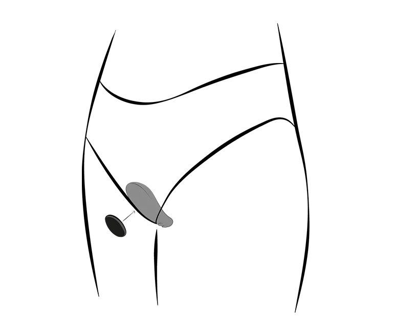 Магнитная клипса для Moxie by We-Vibe Magnetic Clip черная вид 5