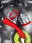 Подвійний вібратор з 2 вакуумними насадками Dream Toys RED REVOLUTION GEORGIA вид 10