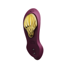 Вибратор в трусики AYA Zalo Velvet Purple на пульте управления вид 12