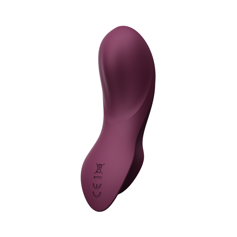 Вибратор в трусики AYA Zalo Velvet Purple на пульте управления вид 16