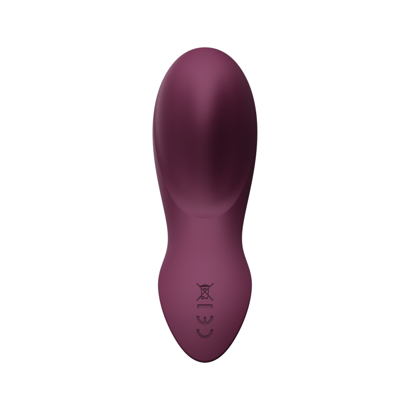 Вибратор в трусики AYA Zalo Velvet Purple на пульте управления вид 17